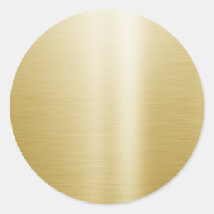 Adesivo Redondo Modelo Glamour Elegante Dourado Falso Chic Branco