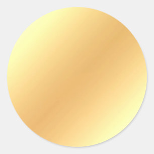 Adesivo Redondo Modelo Glamouroso Dourado Falso Moderno Chic