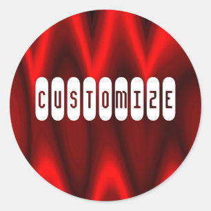 Adesivo Redondo Modelo Hall of Flame II