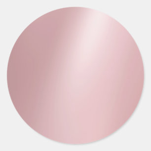 Adesivo Redondo Modelo moderno vazio de ouro rosa elegante Tendênc