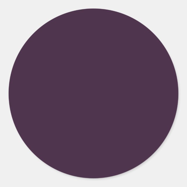 Adesivo Redondo Modelo Monocromático ROXO ORÇAMENTO (Frente)