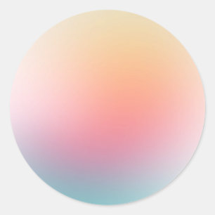 Adesivo Redondo Modelo Personalizado em Branco Vermelho Rosa Azul 