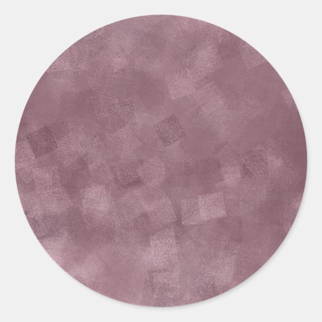 Adesivo Redondo Modelo personalizado em ouro rosa elegante em bran (Frente)