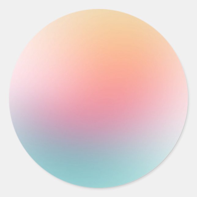 Adesivo Redondo Modelo Vazio Amarelo Púrpura, Cor-de-rosa, vermelh (Frente)