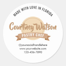 Modern Beige Desserts Cake Bakery Pastry Chef