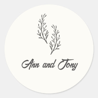 Adesivo Redondo Modern Bohemian Desert Romance | Stickers