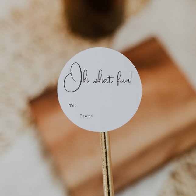 Adesivo Redondo Modern Boho Oh Que Divertido De (Criador carregado)