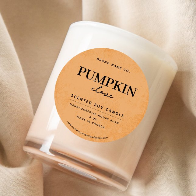 Adesivo Redondo Modern Dusty Laranja Russo (Criador carregado)