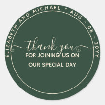 Modern Emerald Green - Obrigado por