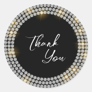 Adesivo Redondo Modern Obrigado