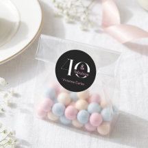 Moderno 40 e Fabuloso Aniversário de 40 anos Rosa