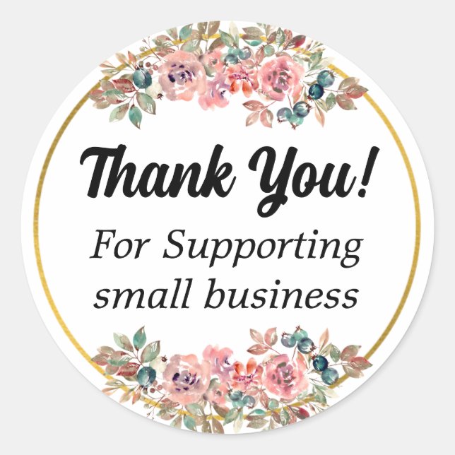 Adesivo Redondo Moderno e minimalista simples (Frente)