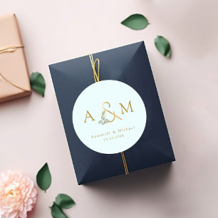 Adesivo Redondo Moderno, elegante eucalipto e comercial