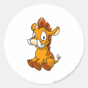 Adesivo Redondo Moehog Orange