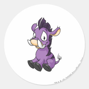 Adesivo Redondo Moehog Purple