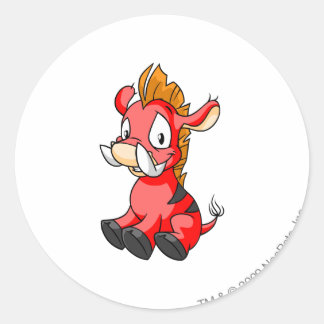 Adesivo Redondo Moehog Red
