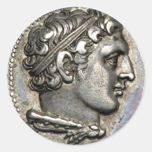 Adesivo Redondo Moin romano (Frente)