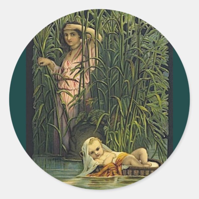 Adesivo Redondo Moisés (Frente)