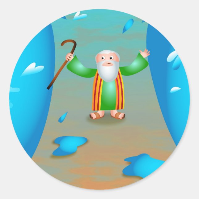 Adesivo Redondo Moisés (Frente)