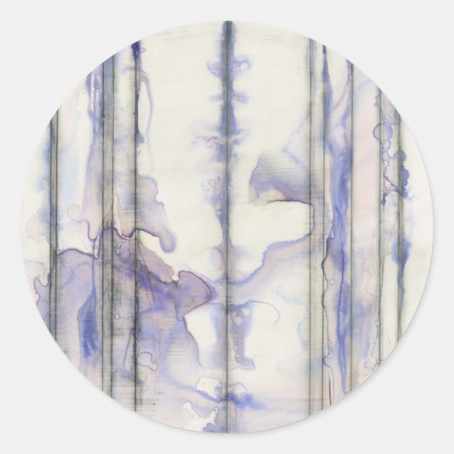 Adesivo Redondo Mola de Expressão Livre Violeta (Frente)