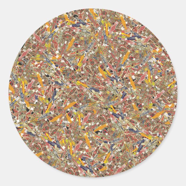 Adesivo Redondo Molas para Anel de Cigarros (Frente)