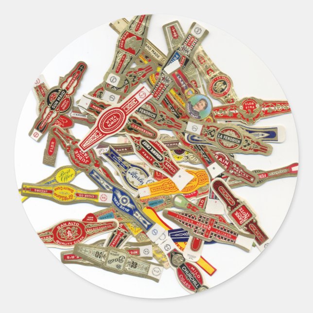 Adesivo Redondo Molas para Anel de Cigarros (Frente)