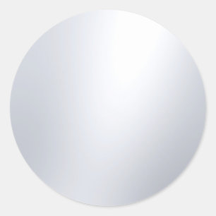 Adesivo Redondo Molde em prata falsa glamouroso design elegante