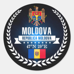 Adesivo Redondo Moldova
