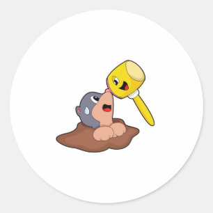 Adesivo Redondo Mole Hammer