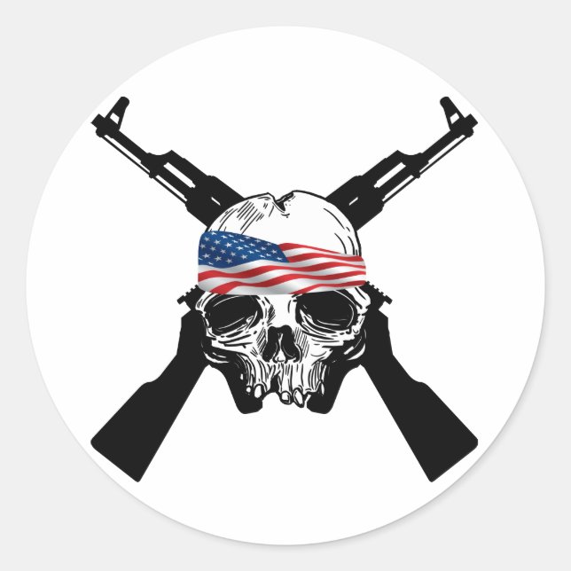 Adesivo Redondo Molon Labe Baby (Frente)
