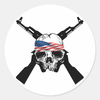 Adesivo Redondo Molon Labe Baby