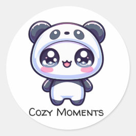 Adesivo Redondo Momentos Cozy