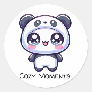 Adesivo Redondo Momentos Cozy