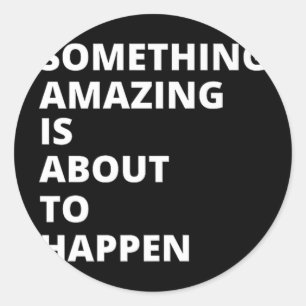 Adesivo Redondo Momentos Incríveis Merch Premium