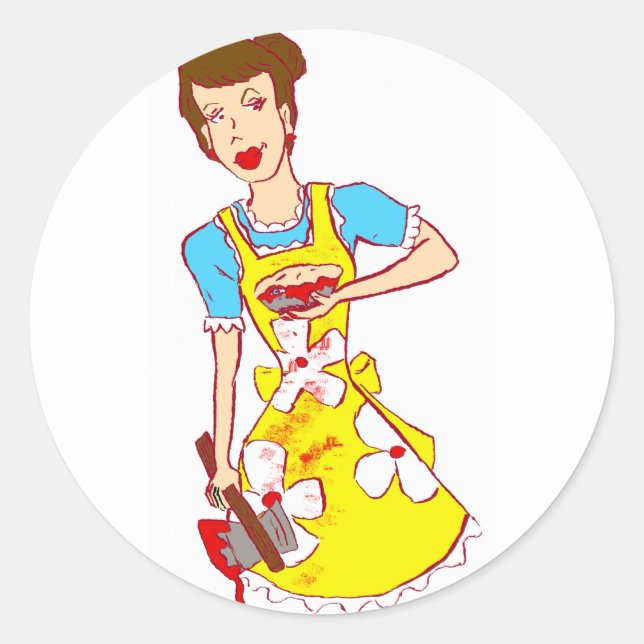 Adesivo Redondo Mommie Decaree (Frente)