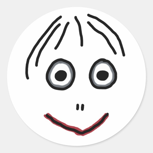 Adesivo Redondo Momo (Frente)