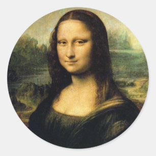 Adesivo Redondo Mona Lisa - placas de comensal para a venda