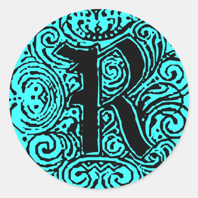 Adesivo Redondo Monarchia "R" (Frente)