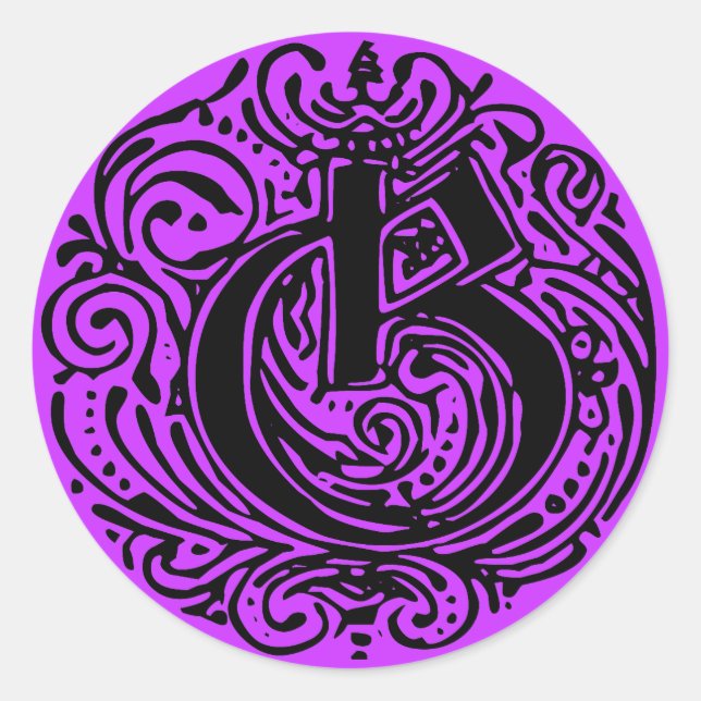 Adesivo Redondo Monarquia "G" (Frente)