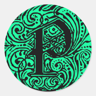 Adesivo Redondo Monarquia "P"