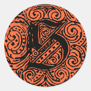 Adesivo Redondo Monarquia "S"