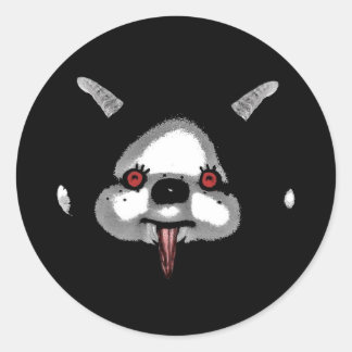 Adesivo Redondo Monchichi