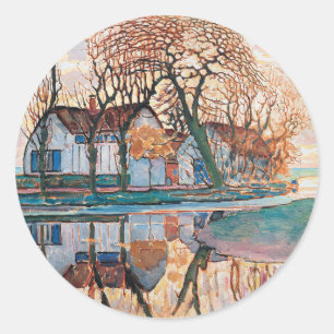Adesivo Redondo Mondrian, Fazenda perto de Duivendrecht,
