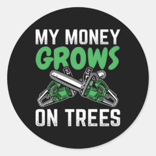 Adesivo Redondo Mone Cresce Em Árvores Árvores Árvores Árvores Arb