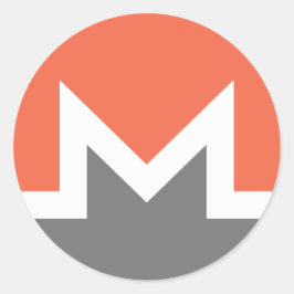 Adesivo Redondo Monero (xmr)