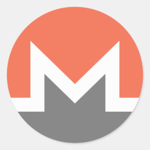 Adesivo Redondo Monero (xmr)