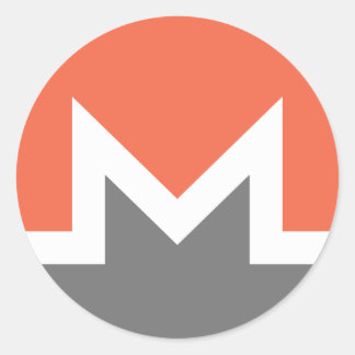 Adesivo Redondo Monero (xmr)