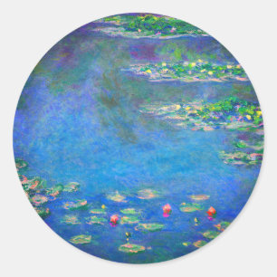 Adesivo Redondo Monet Water Lily 1906