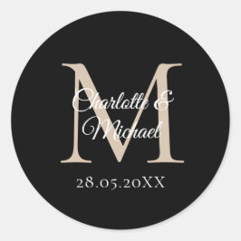 Adesivo Redondo Monograma  