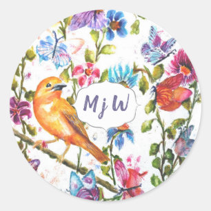 Adesivo Redondo Monograma